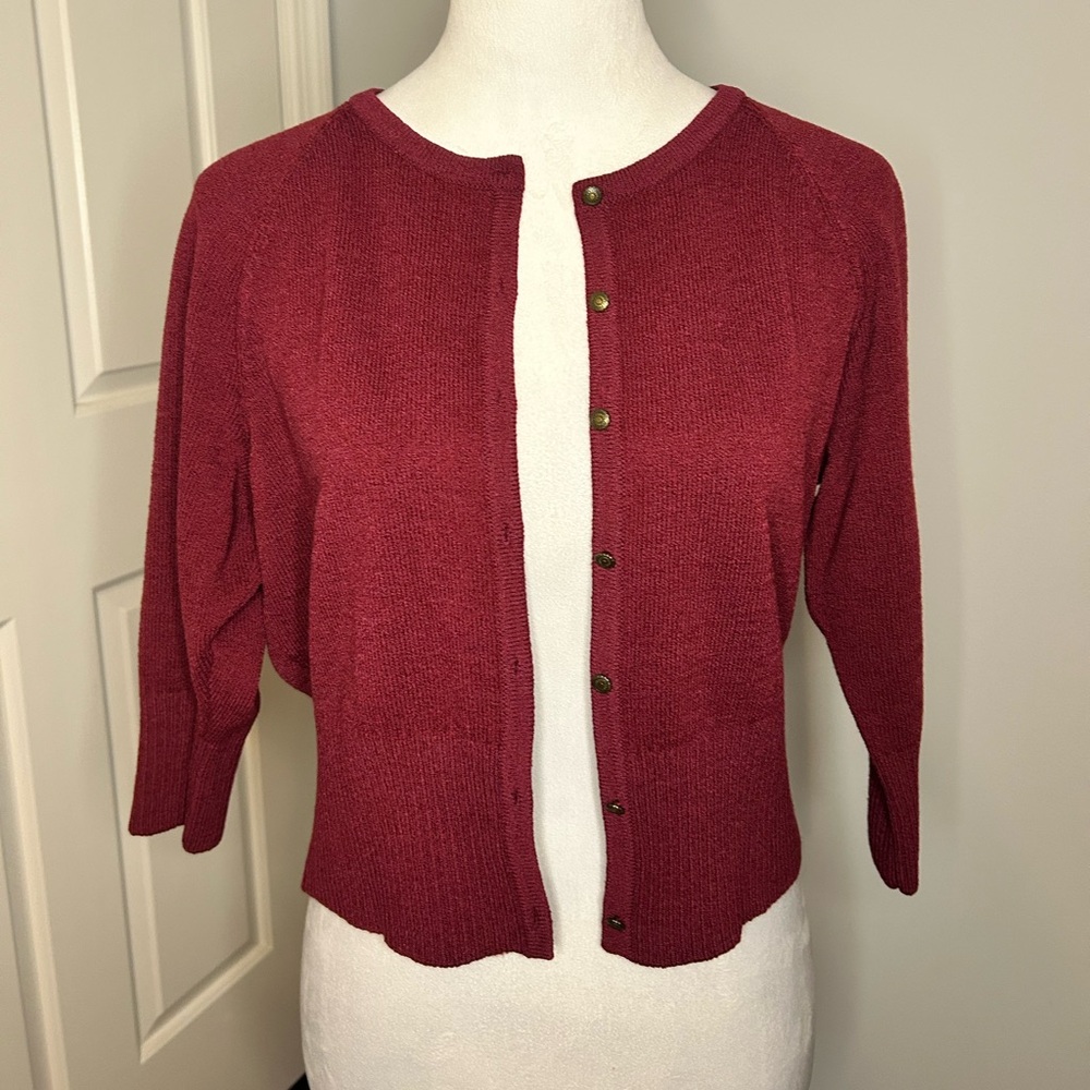 St. John Sport Button Front Cardiagn